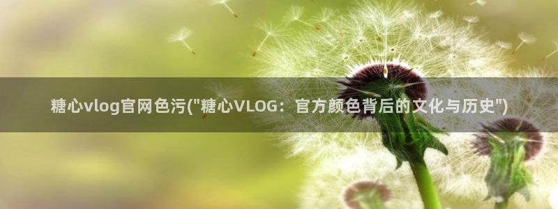糖心vlog口罩女神